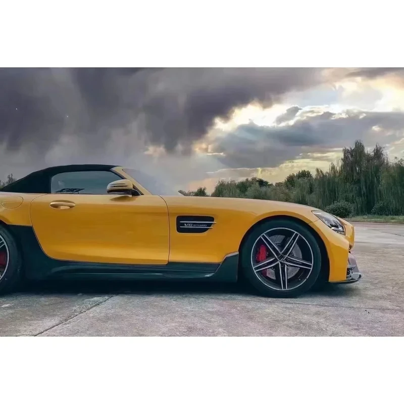 Runde قطع غيار السيارات ل 2014-19 GT GTS ترقية IMP نمط طقم الجسم سيارة الوفير الجبهة الشفاه الجانب تنورة المفسد هود #1