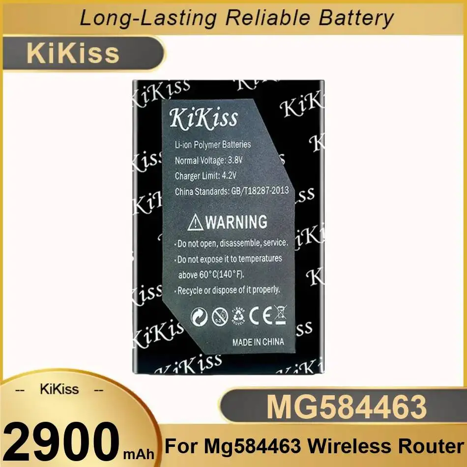 

Батарея для беспроводного роутера 2900 мАч, подходит для MG584463, экологически чистая.