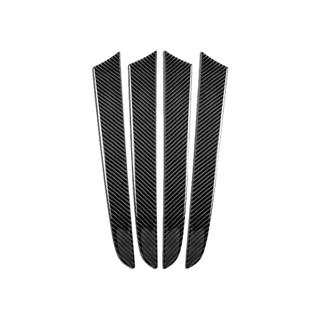 

Для Audi Q5 2009 2010 2011 2012 2013 2014 2015 2016 4 шт. карбоновое волокно для интерьера окна двери панели крышки полосы