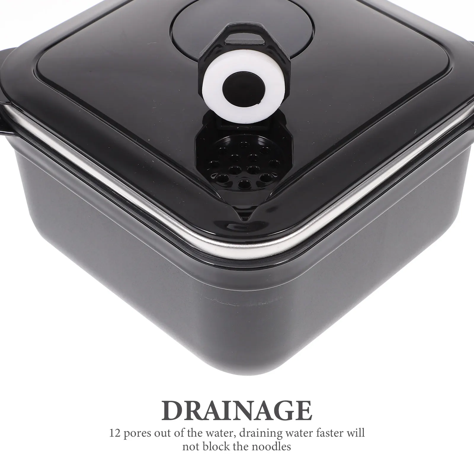 

Stainless Steel Lunch Box Large Capacity Black Insulated Rice Bowl Ramen Bowl Insulated Food Container Soup Bento Storage