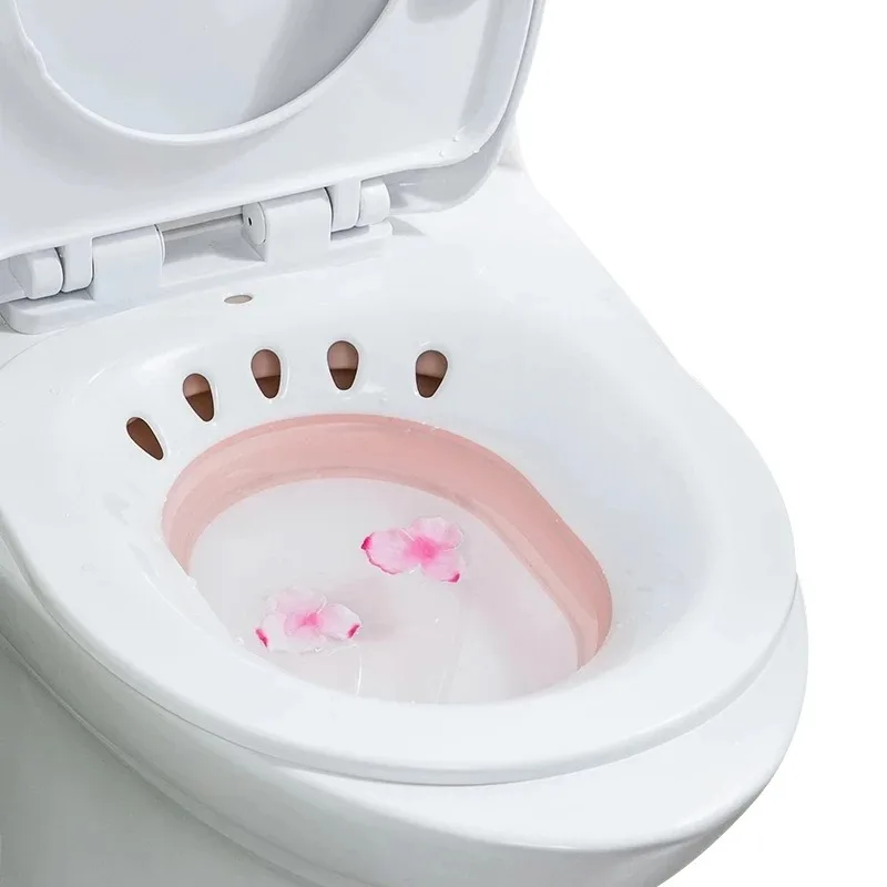 Folding Toilet Sitz Cleaning Soaking Bathtub Pregnant Hemorrhoid Hot Tub Bath Bidet Flusher Special Wash Basin