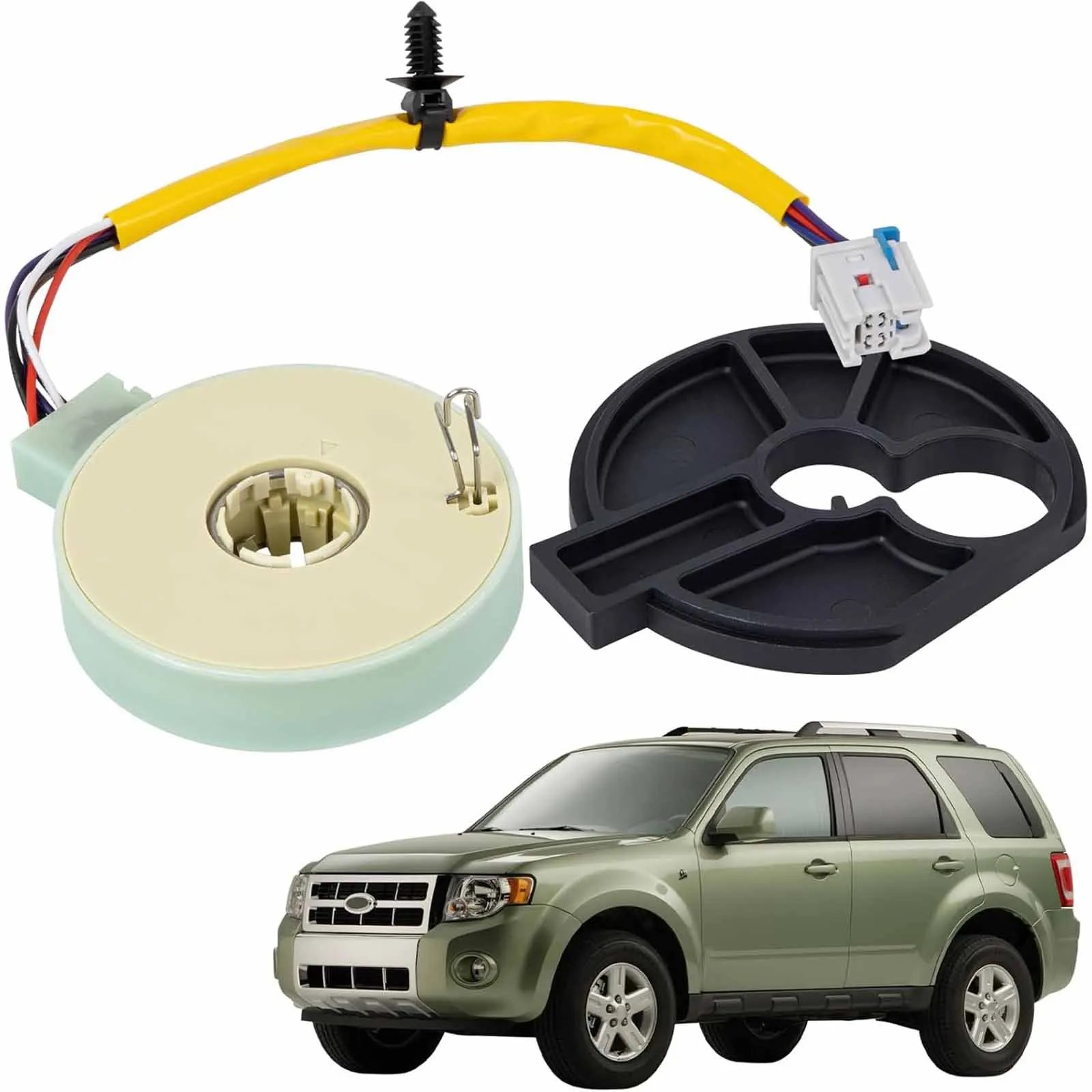 

CL8Z-3F818-A Black Power Steering Torque Rotary Sensor W/alignment For Mercury Mariner Ford Escape 2008-2012 CL8Z3F818A