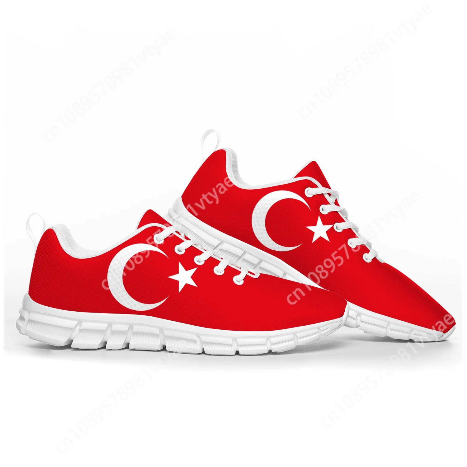 Turkish Flag Sports Shoes Mens Womens Teenager Kids Children Sneakers Turkey Casual Custom High Quality Couple Shoes