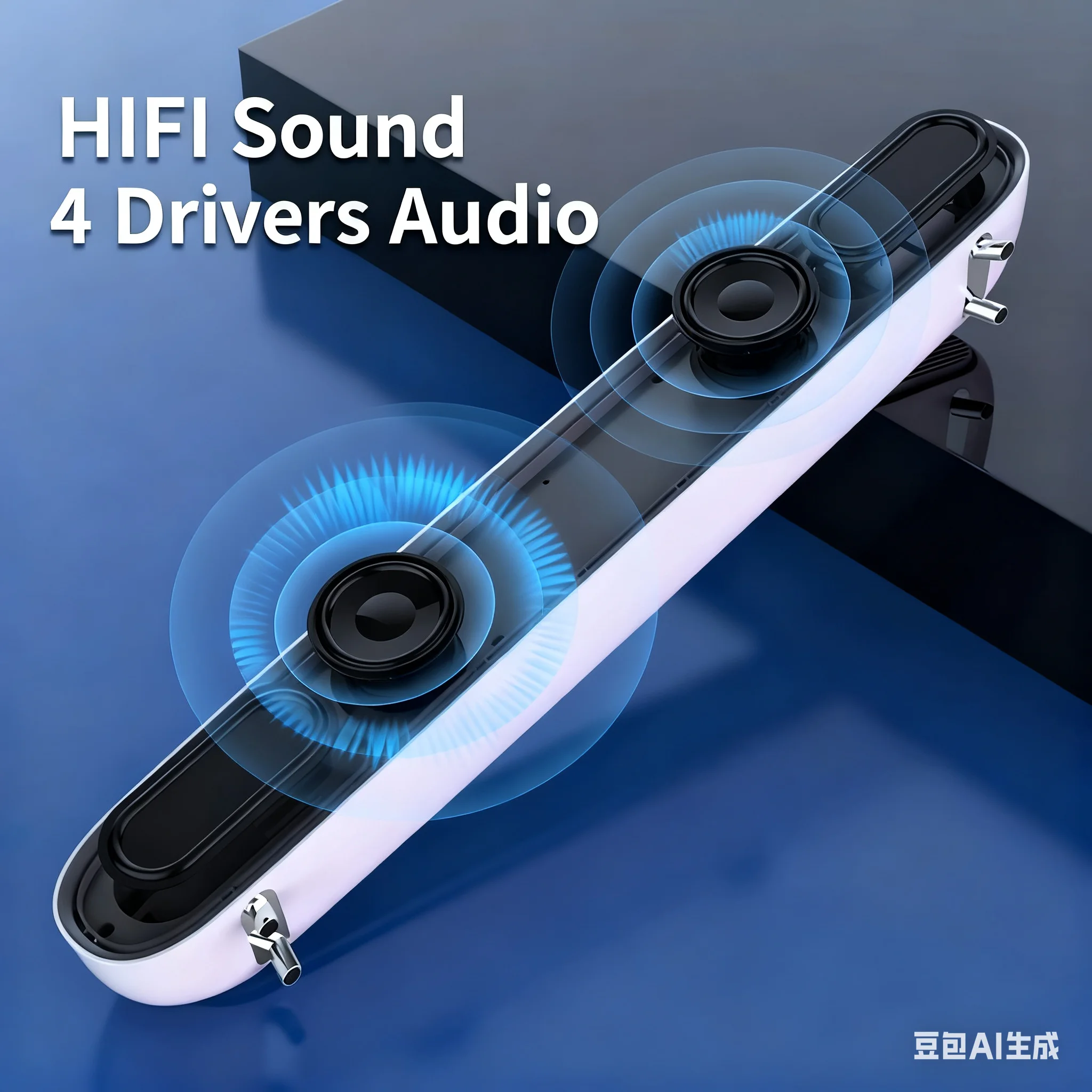 

Беспроводной Bluetooth-динамик 5.0 Hi-Fi Звук 4-блокировочные динамики Режимы Multi-Play (USB/TF/AUX) Длительный срок службы батареи Аудио для домашнего офиса