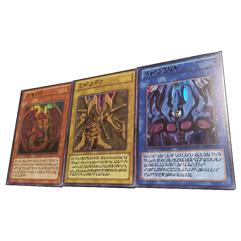 Yu-gi-oh DIY el Señor de los golpes, trueno, el señor de los Phantasms, llamas abrasadoras, regalo de cumpleaños de Navidad para niños, tarjetas coleccionables