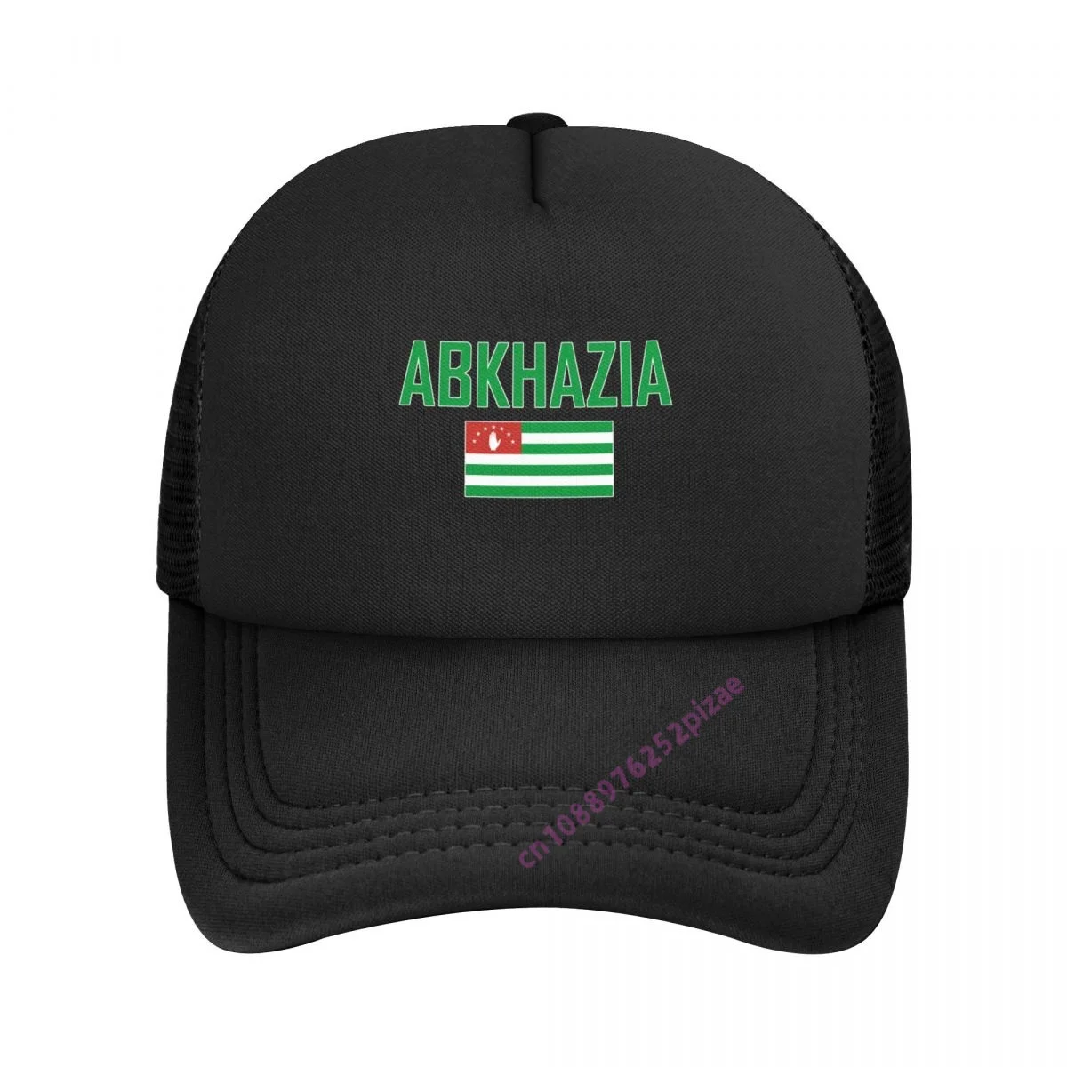 ABKHAZIA Flag Trucker Hat Men Cool Baseball Cap Summer Unisex Mesh Net Caps Adjustable Snapback For Sports