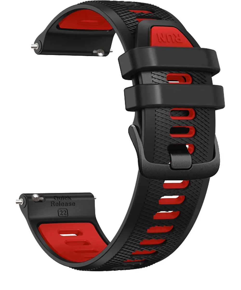22 mm Silikon-Smartwatch-Armband für Garmin Forerunner 265, Ersatzgürtel für Forerunner 255 Music Vivoactive 4 Venu 2 Armband – Detail 7