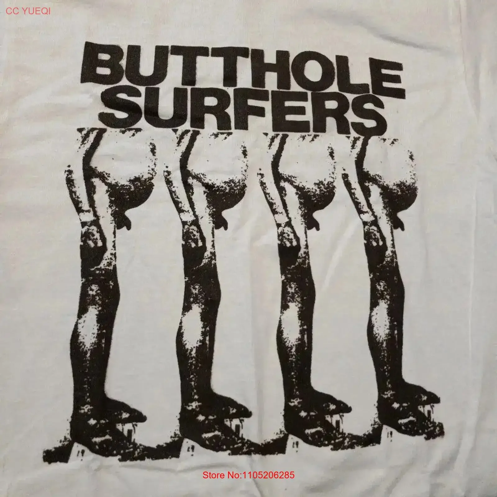 Small Rare BUTTHOLE SURFERS Brown Reason To Live punk T SHIRT vintage Washed Casual Unisex Versatile streetwear homme