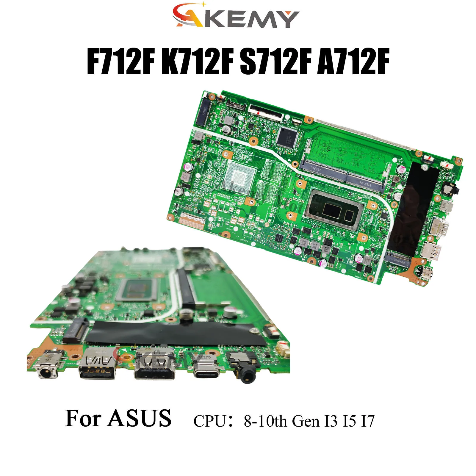 

X512FA Mainboard For ASUS F512FA K512FA V512FA S512FA A512FA A712FA S712FA X712FA X712FA X712FAC V5000F Laptop Motherboard