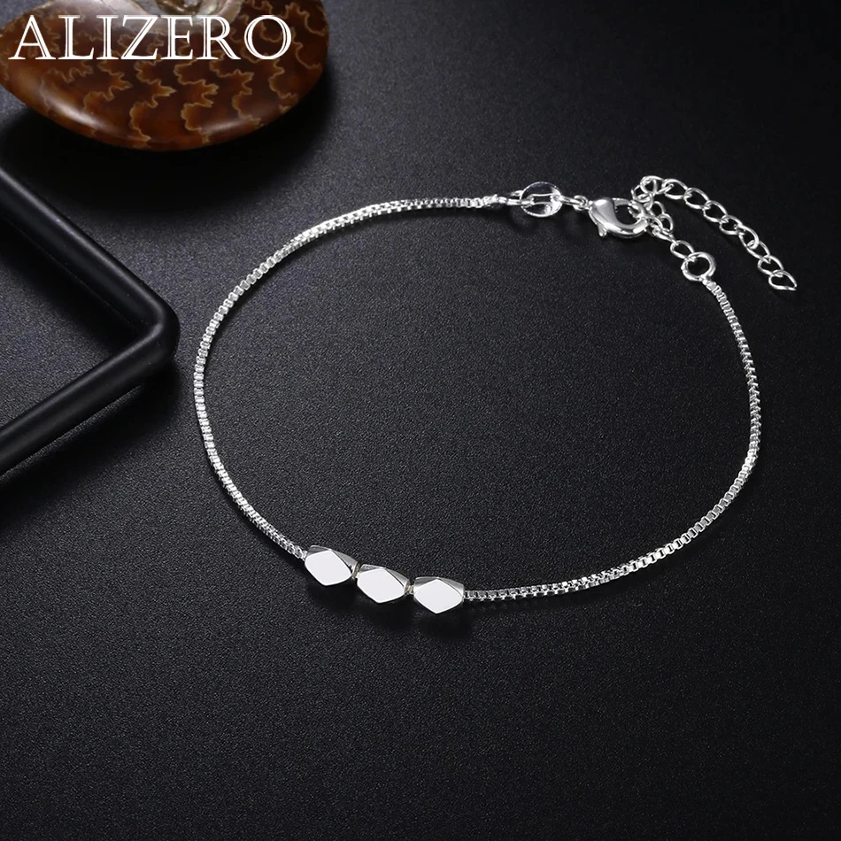 

New 925 sterling Silver classic geometry Bracelet for Women Fashion Wedding Party Gifts Popular brands fine noble Jewelry