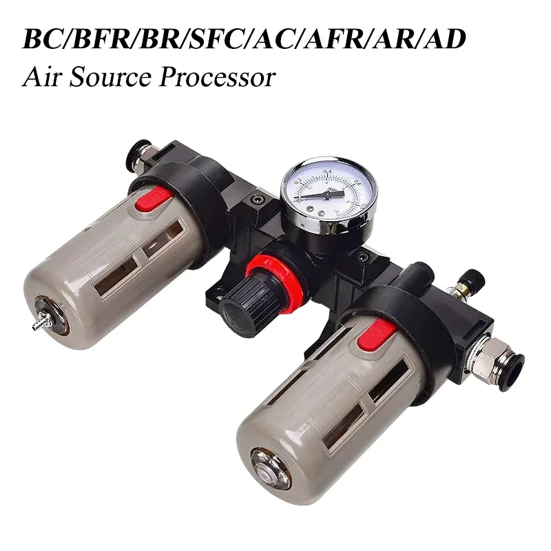 HLH BC/BFR/BR2000/3000/4000 Air Source Processor Air Compressor Filter AD402 Oil-water Separator SFC200/300/400 AC/AFR/AR2000