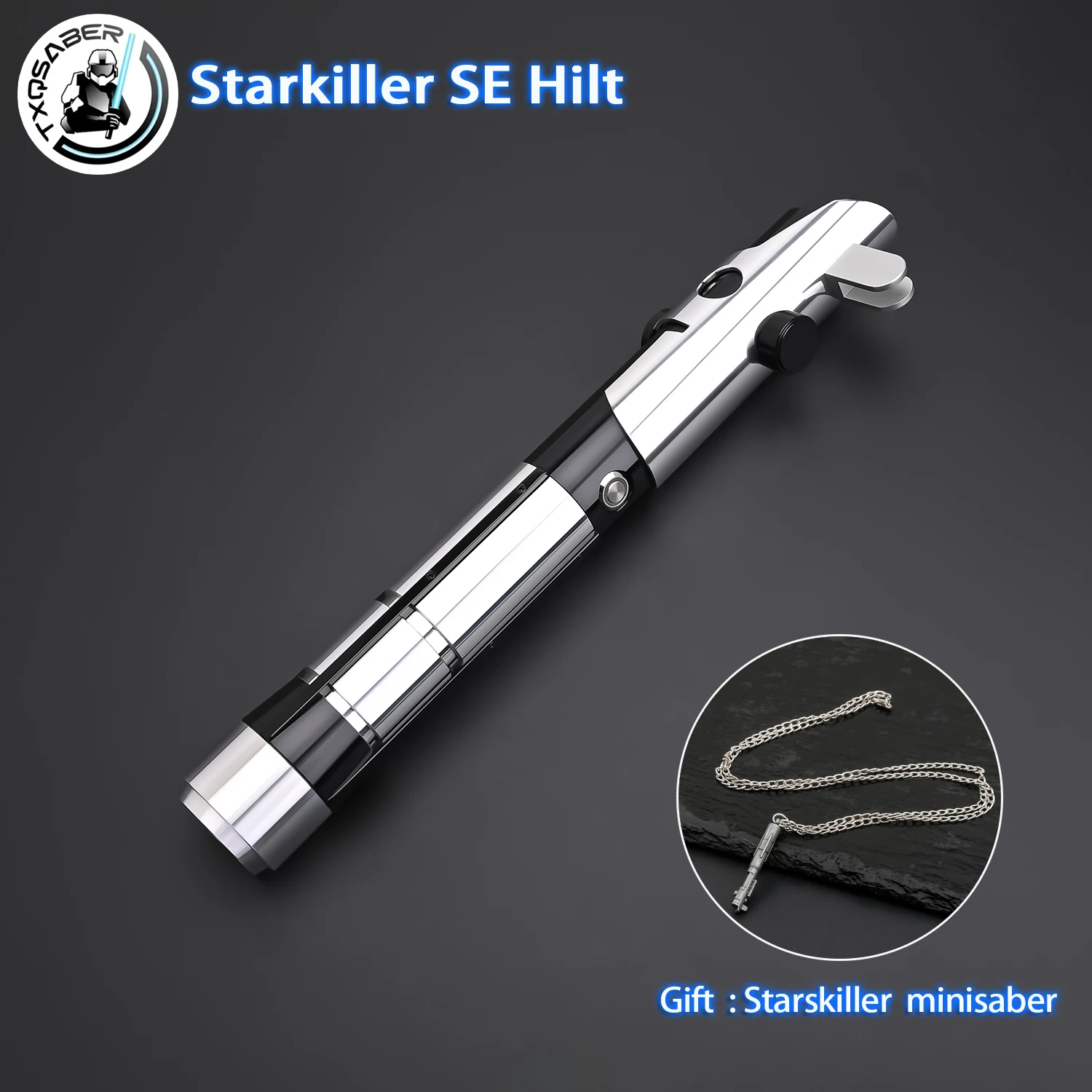 TXQSABER Lightsaber StarskillSe Hilt No Blade Empty Hilt يأتي مع مجموعة إلكترونية Neopixle SNV4-Pro Proffie v2.2 هدية كوسبلاي #1