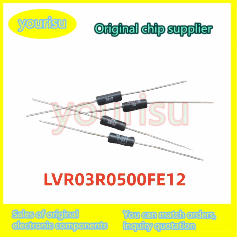 10Pcs/Lot Original LVR03R0500FE12 LVR03R0500 LVR-3 0.05R 1% Non-inductive wound military specification resistor