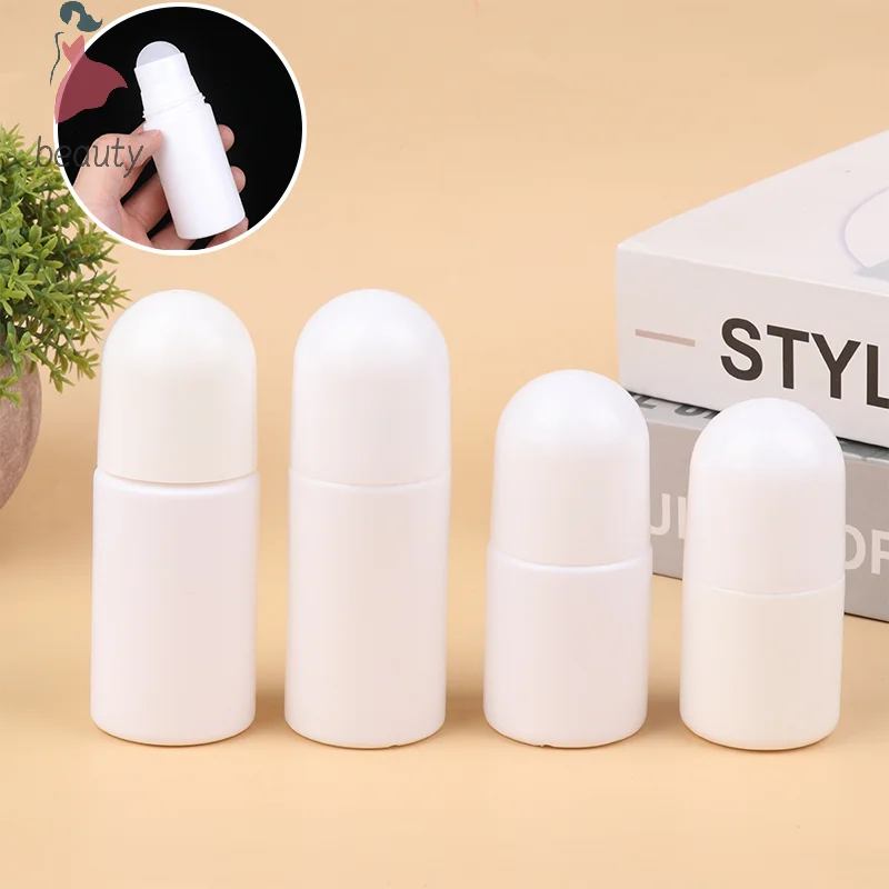 플라스틱 롤러 볼 에센셜 오일 미스트 컨테이너, 여행 리필 가능한 병, DIY 탈취제 액세서리, 25 ml, 30 ml, 50 ml, 60ml