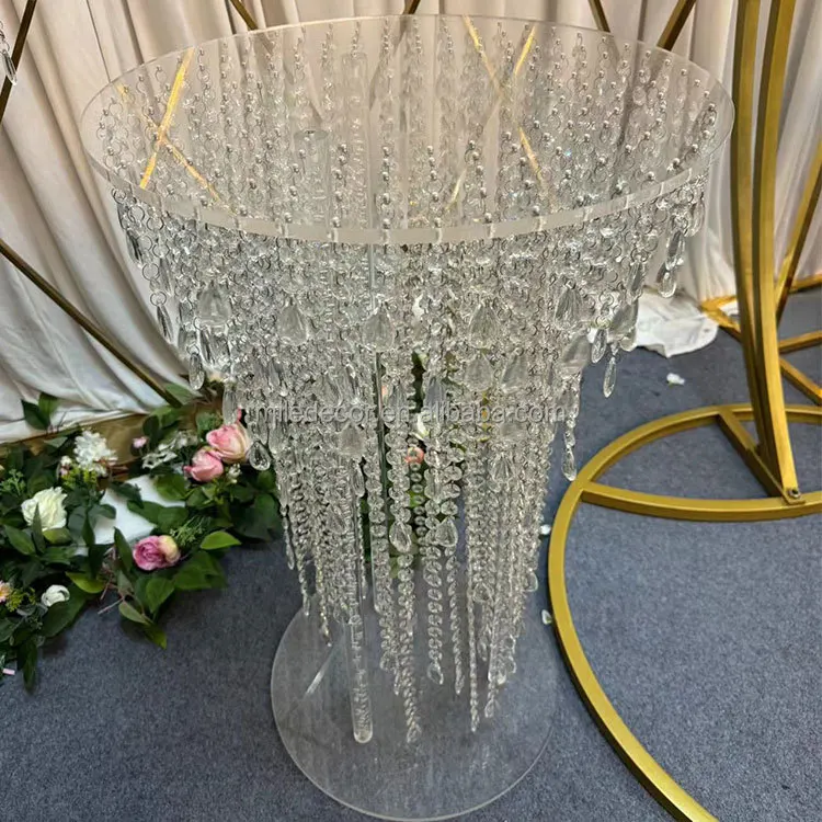 Exquisite base dessert display transparent acrylic transparent base bracket cake flower stand good quality