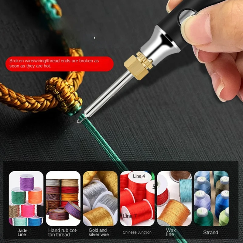 USB Electric Soldering Iron Burning Wire Pen Welding Burning Wire Dual-Use Diy Manual Wire Breaking Carving Jewelry Tool-AT64