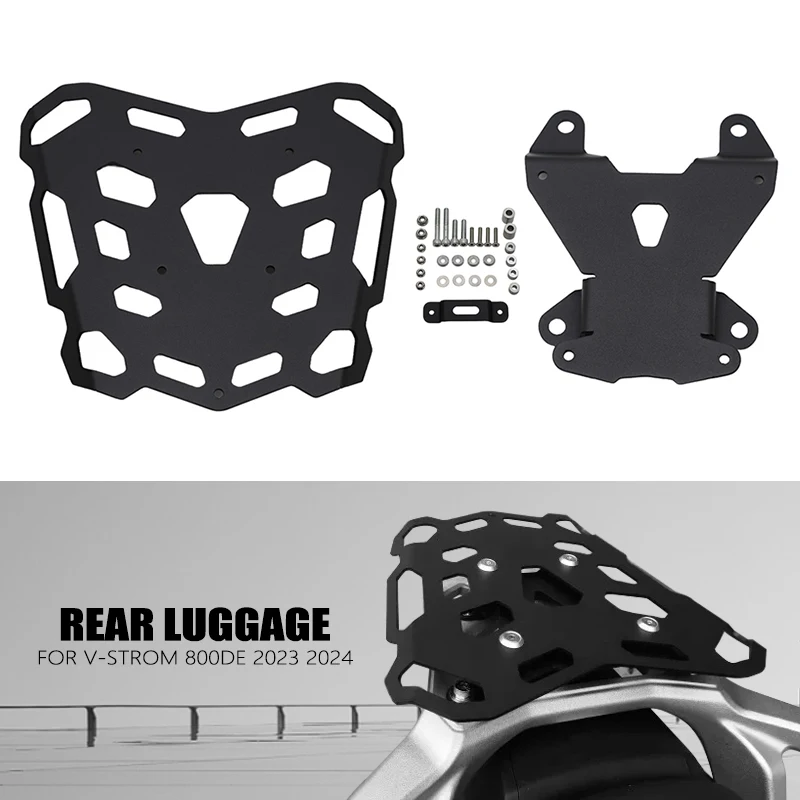 2024 Rear Luggage Rack Top Case Bracket Cargo Rack Fit For Suzuki V-Strom 800 DE 2023 V-Strom 800DE Motorcycle Accessories