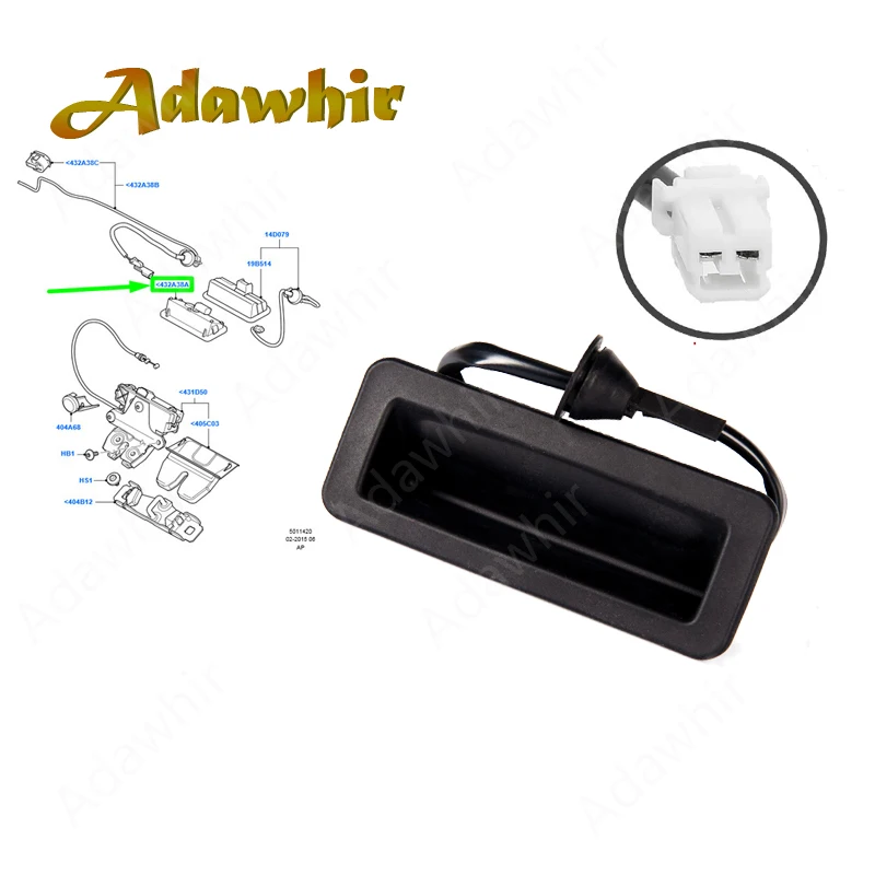 For Ford Focus 2 Mk2 Tailgate Boot Release Switch Contact Handle Latch 1346324