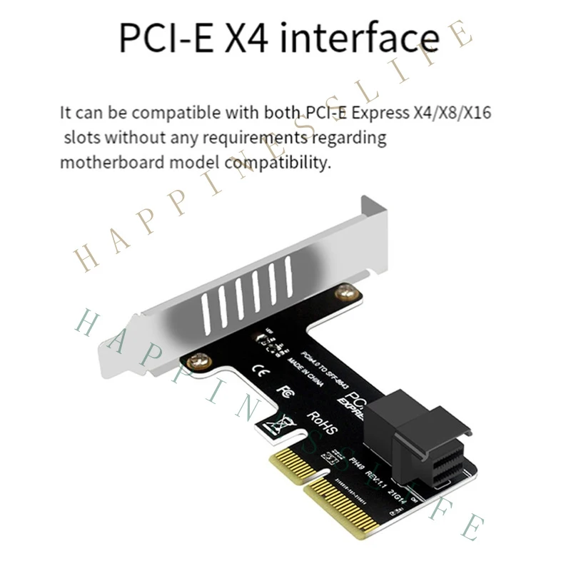 GR+   PCI-E to SFF-8643 Expansion Card PCIe X4 to SFF8643 Adapter for 4715