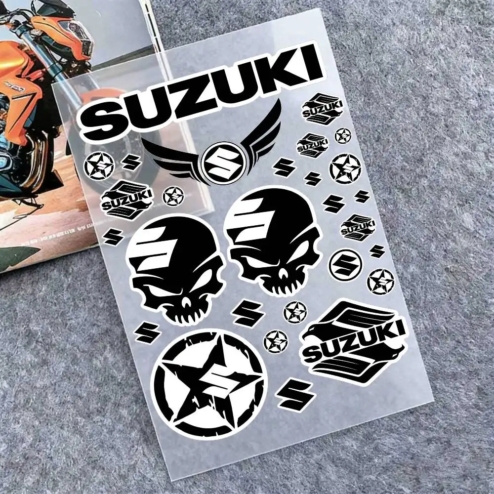 

Водонепроницаемые светоотражающие наклейки для мотоциклов Suzuki, легко снимаемые, для мотоциклов и автомобилей