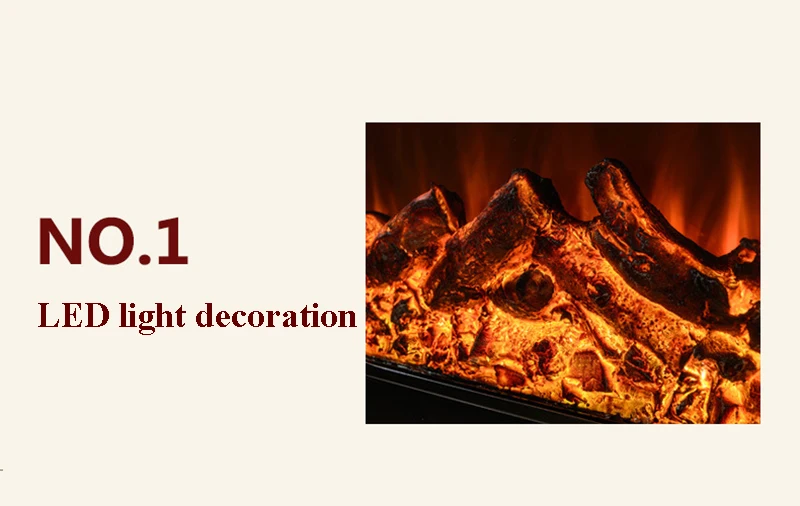 Wall-mounted Electric Fireplace Heating Intelligent Remote Home Decor Fireplace European Fireplace Ornamental Fire Place