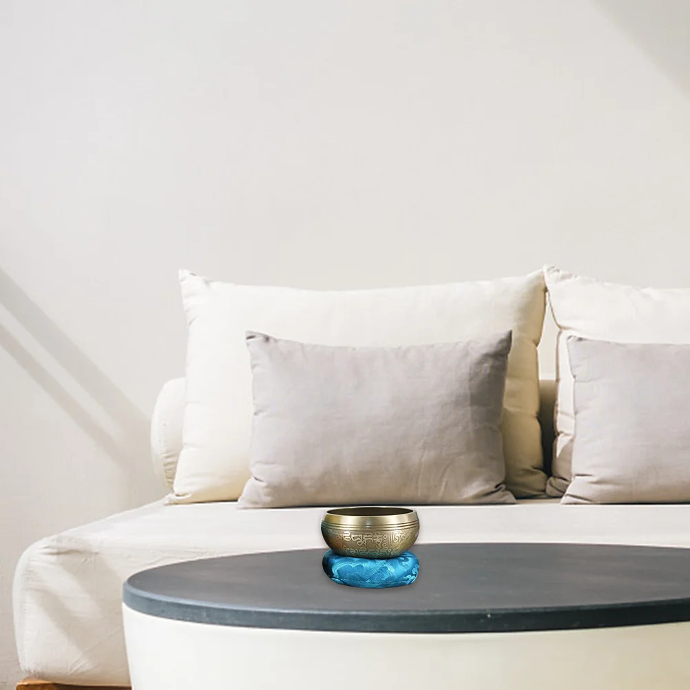 

Buddha Sound Bowl Mat Random Color Sturdy Trustworthy Fix Singing Bowl Beautiful Appearance Long Lasting Buddhism Products