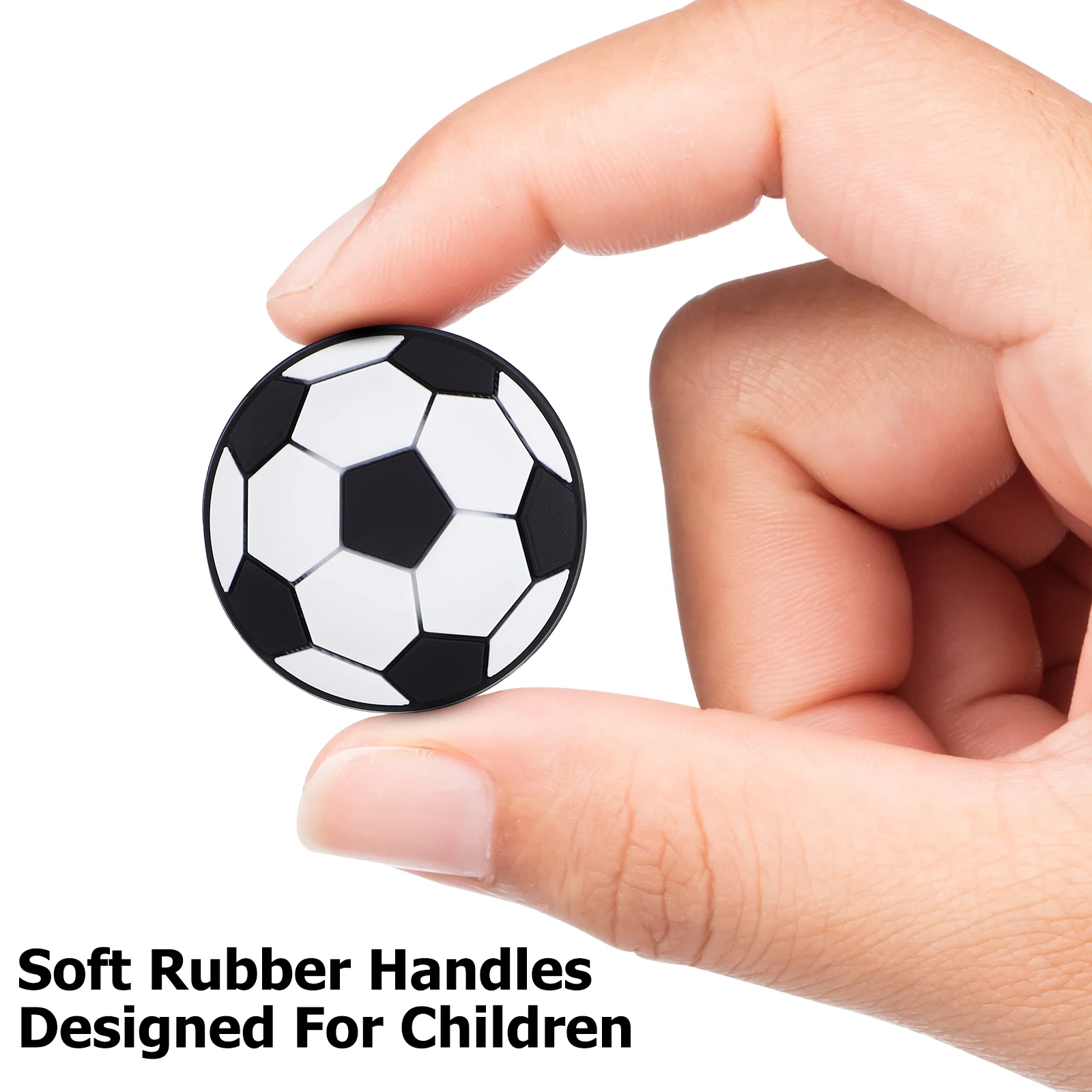

6pcs for Kids Room Anti Collision Drawer Drawer Knobs For Children Door Knobs Handles Soccer Theme Pulls Door Hardware