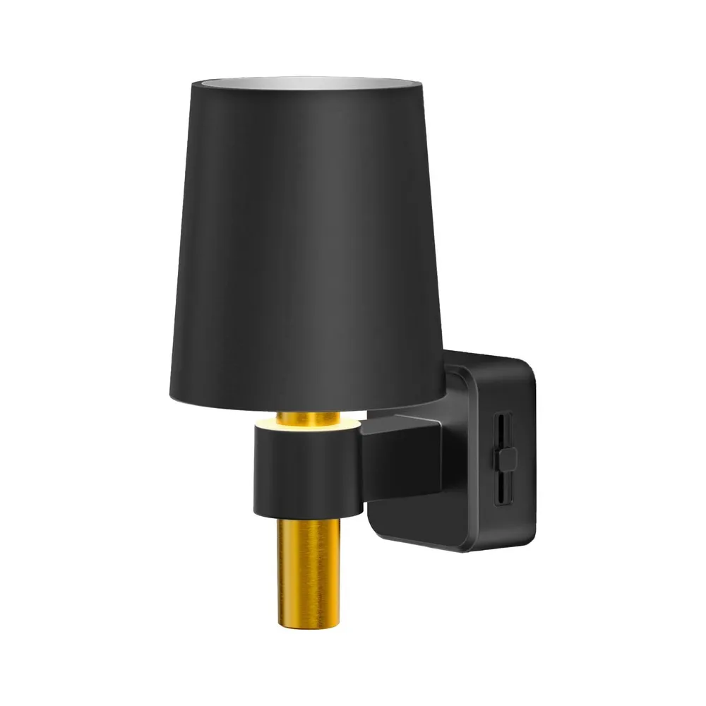 Compact Vintage Plug-In Night Light, 3000K Soft White Dimmable 0-100LM, Dusk-to-Dawn Sensor for Bedroom, Hallway and Stairway