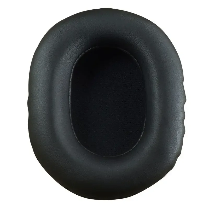 2 szt. Kwadratowe owalne słuchawki wymiana nauszników miękka skóra wkładki do uszu pianki memory obicia na poduszki