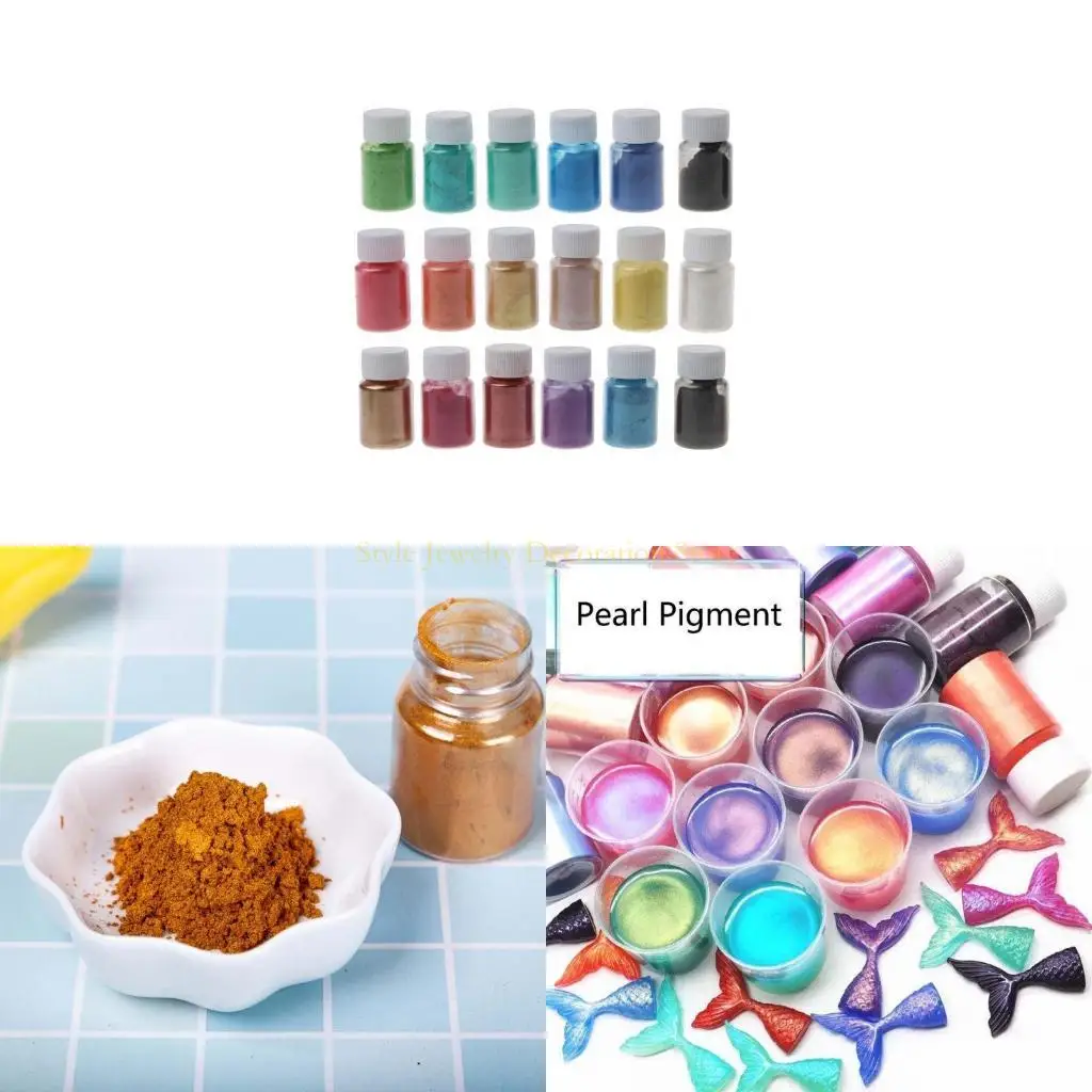 

D46E 18colors косметическое качество перламуса для мыла слюна слюна