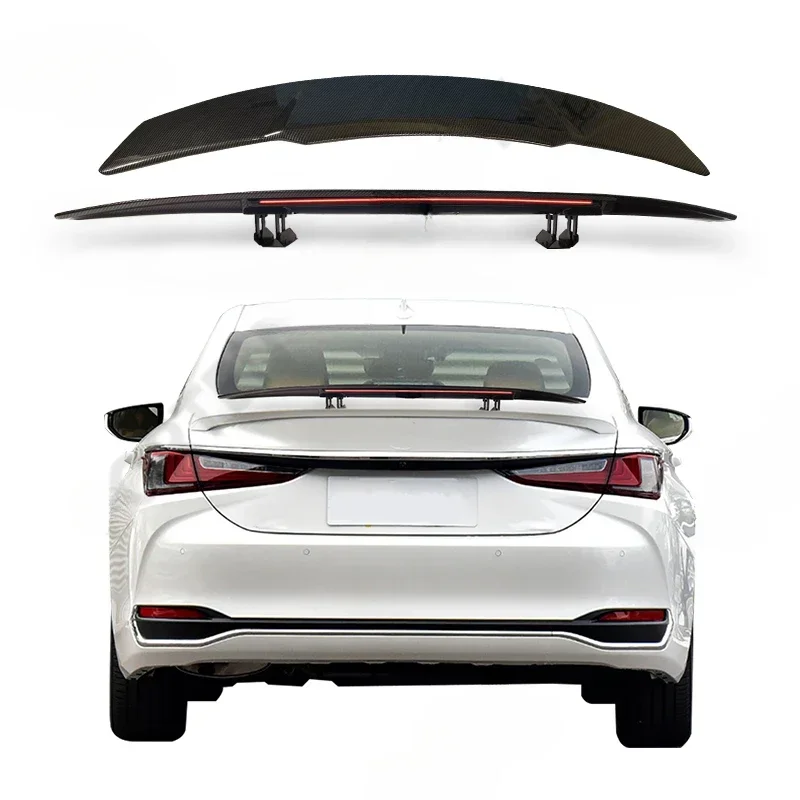 Automatic spoiler Trunk Spoiler Carbon Fiber Wings Electric Wings Car Rear Spoiler For Lexus ES IS GS series for 2015-22