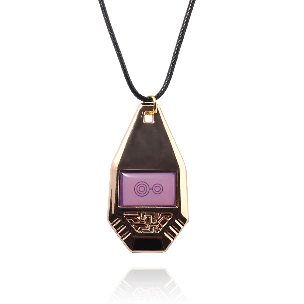 Anime Digimon Abenteuer Halskette Tag & Wappen digitale Monster Evolution Anhänger Halskette Seil Kette für Frauen Männer Cosplay Schmuck