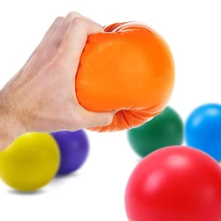 Dodgeball de espuma PU macia com inflação automática de 6 polegadas para jogos de bola de equipe de praia ao ar livre