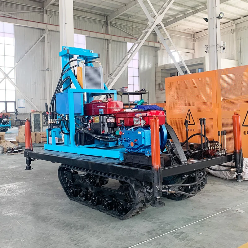 Crawler Water Well Drill Rig: Navigating Uneven Terrain for 150m Depth Water Well Construction