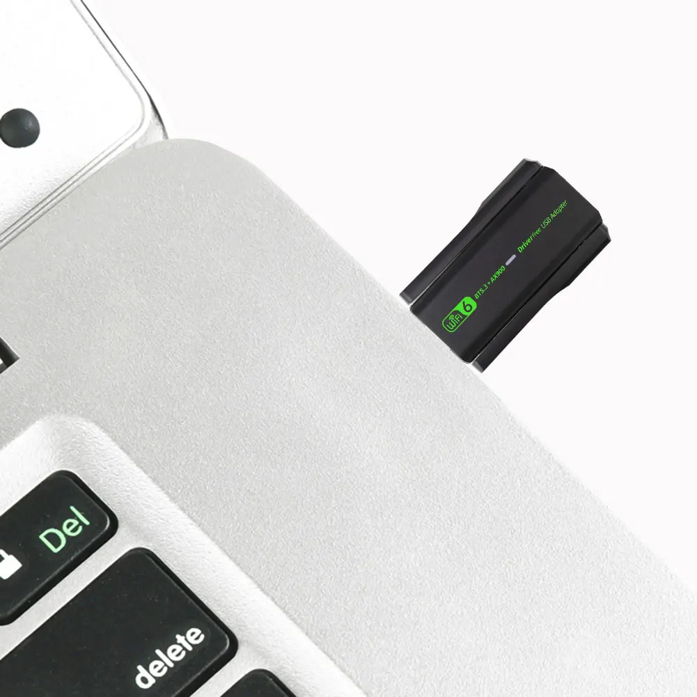 

USB WiFi 6 Bluetooth-Compatible 5.3 Adapter 2 in 1 Dongle 900Mbps Wireless Network Card Dongle Dual Band 2.4/5.8GHz Driver Free