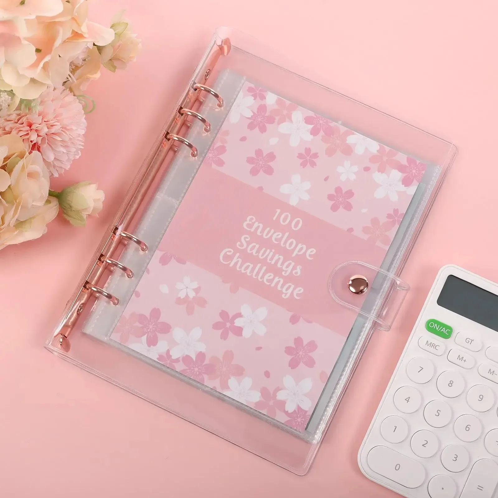 Cherry Blossoms 100 Envelopes Money Saving Money Challenge Budget Binde With Cash Envelopes Budget Planner Easy To Save $5,05