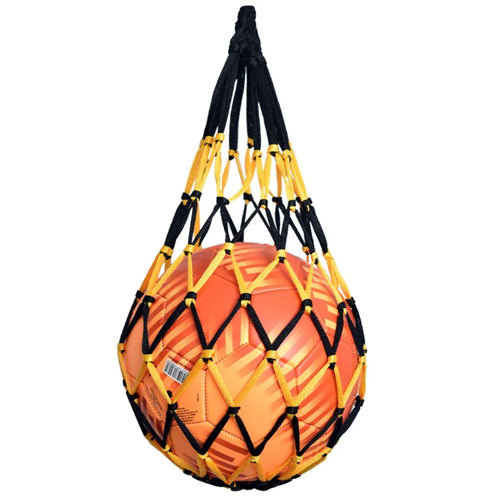 Youth Sports Ball Holder Basketball Net Bag Soccer Volleyball Drawstring Storage Bag Self Trainer Equipment Football Accessories