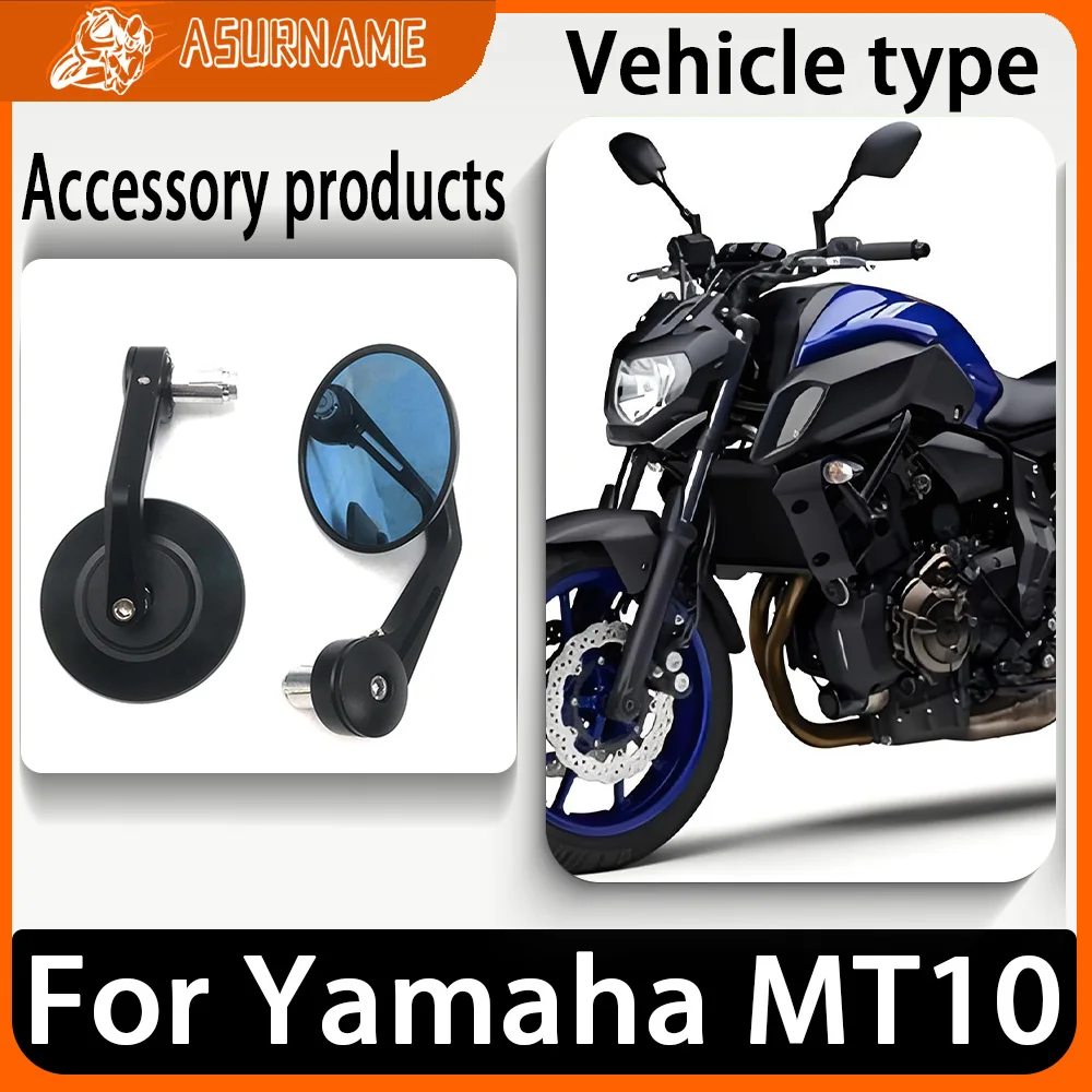 

For Yamaha MT10 MT 10 Motorcycle Rearview Mirror Handlebars Rearview Mirror Retro Handlebars Side Mirror Accessories
