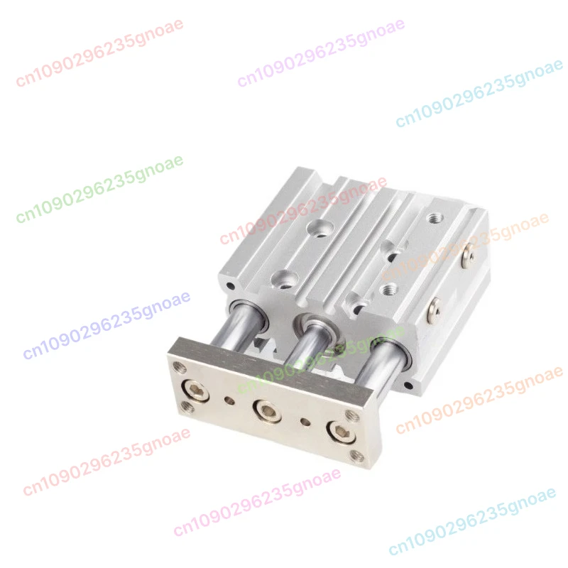 

MGPM20 Thin-Type Linear Guide Cylinder - 3-Rod Pneumatic Actuator (30-75mm Stroke) for Packaging Machinery