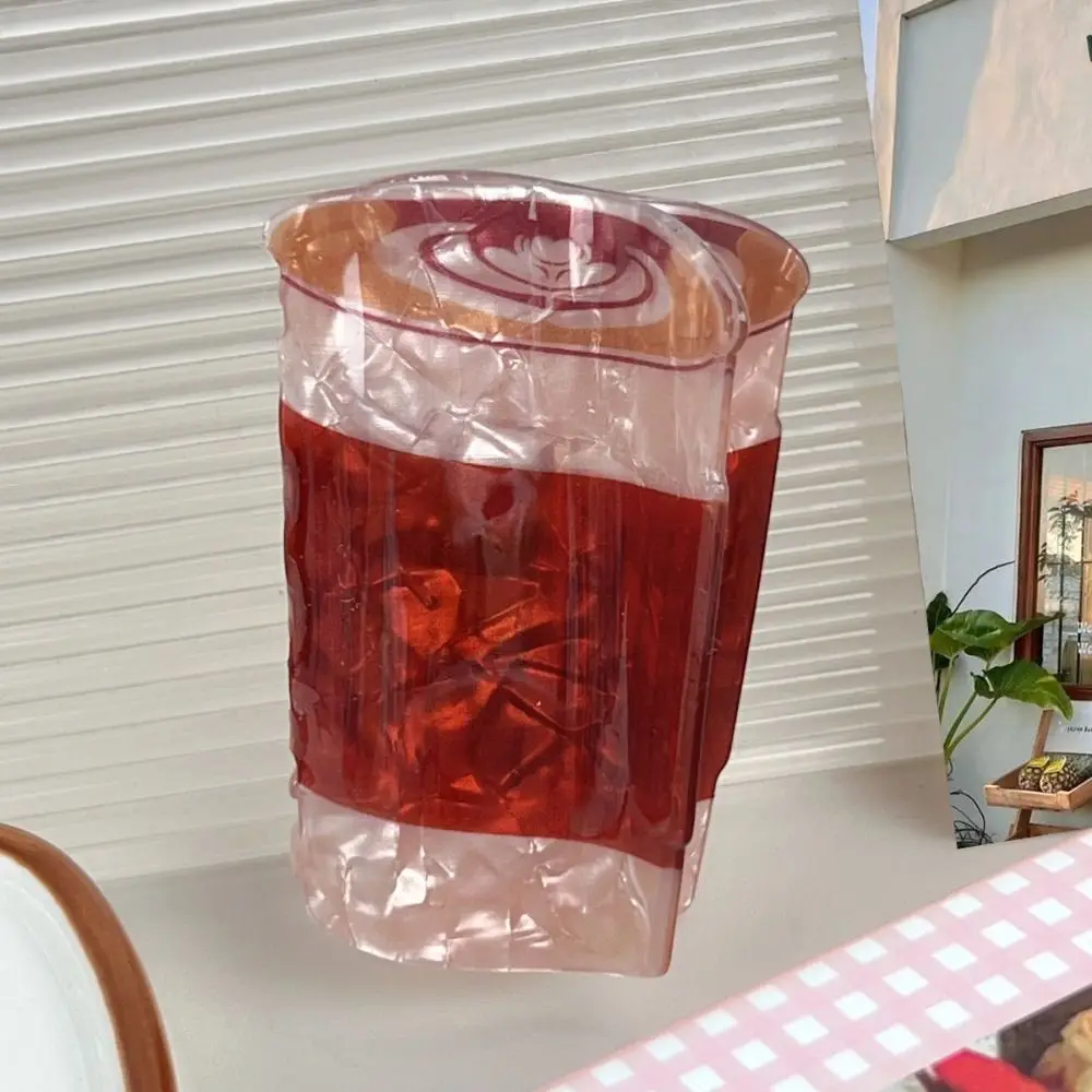 

Hair Accessories Cute Croissant Shark Clip Coffee Cup Sweet Creative Crab Clip Colorful Pvc Delicious Food Claw Clip Female