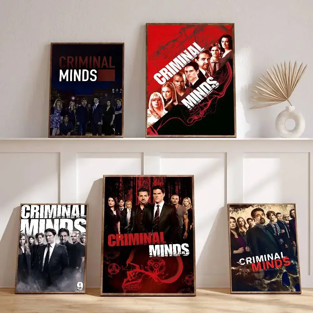 1pc Criminal Minds Poster Sticker Print Waterproof Wall Art For Living Room Bedroom Home Decor
