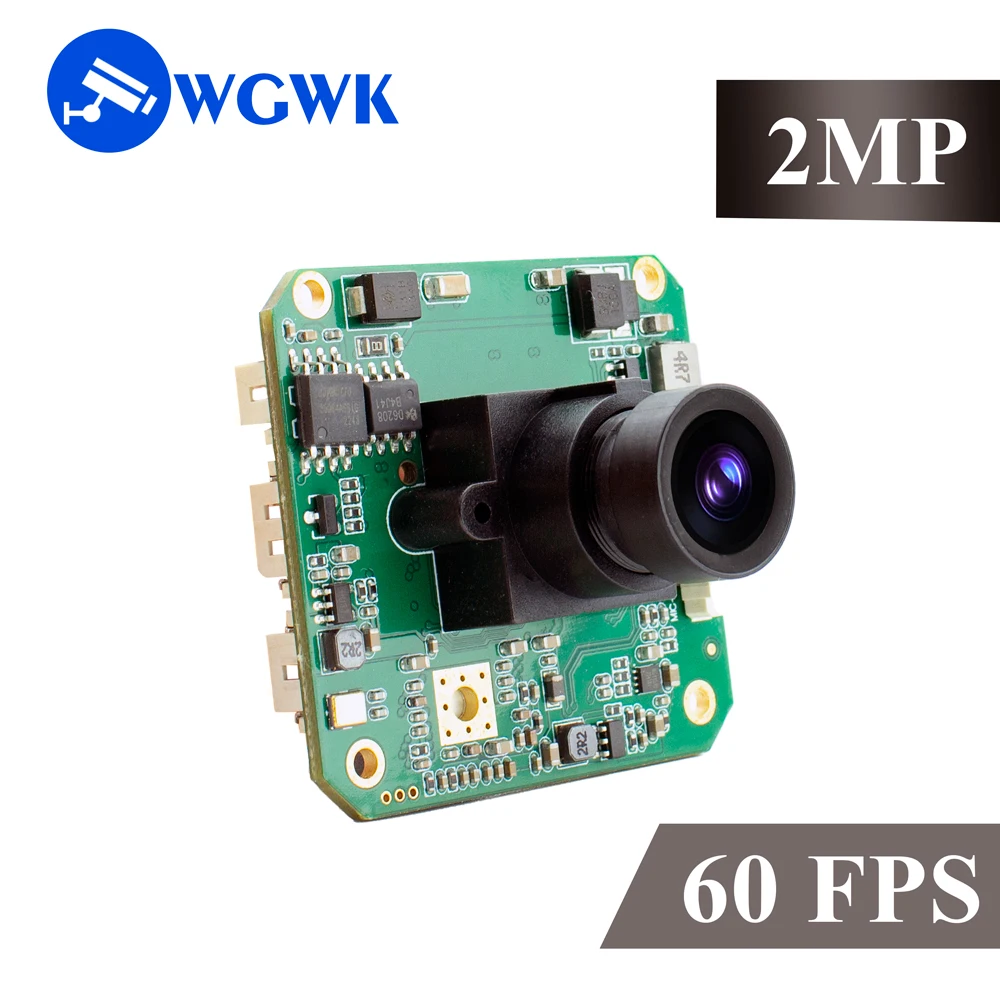 

WGWK 60Fps POE IP Camera Module 2MP 1920*1080 HD Night Vision Webcam Board Human Detection Security Protection CCTV Video