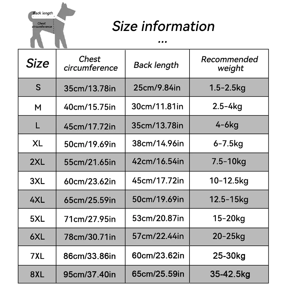 S-8XL Größe Hundekleidung Winter Warmer Pullover Haustier-Bekleidung Golden Retriever Katzen- und Hundemäntel Sweatshirt Haustier-Welpen-Pullover Weste – Detail 1