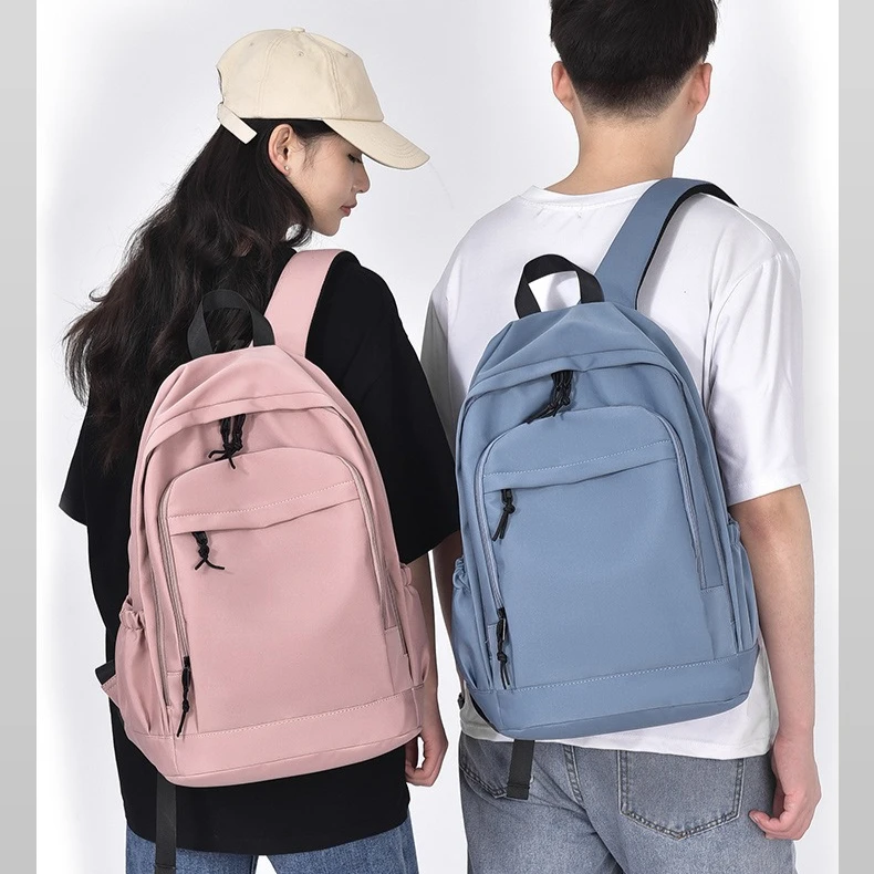 Polyester lightweight backpack for students, school bag, casual style, 15-inch laptop protection, waterproof travel bag