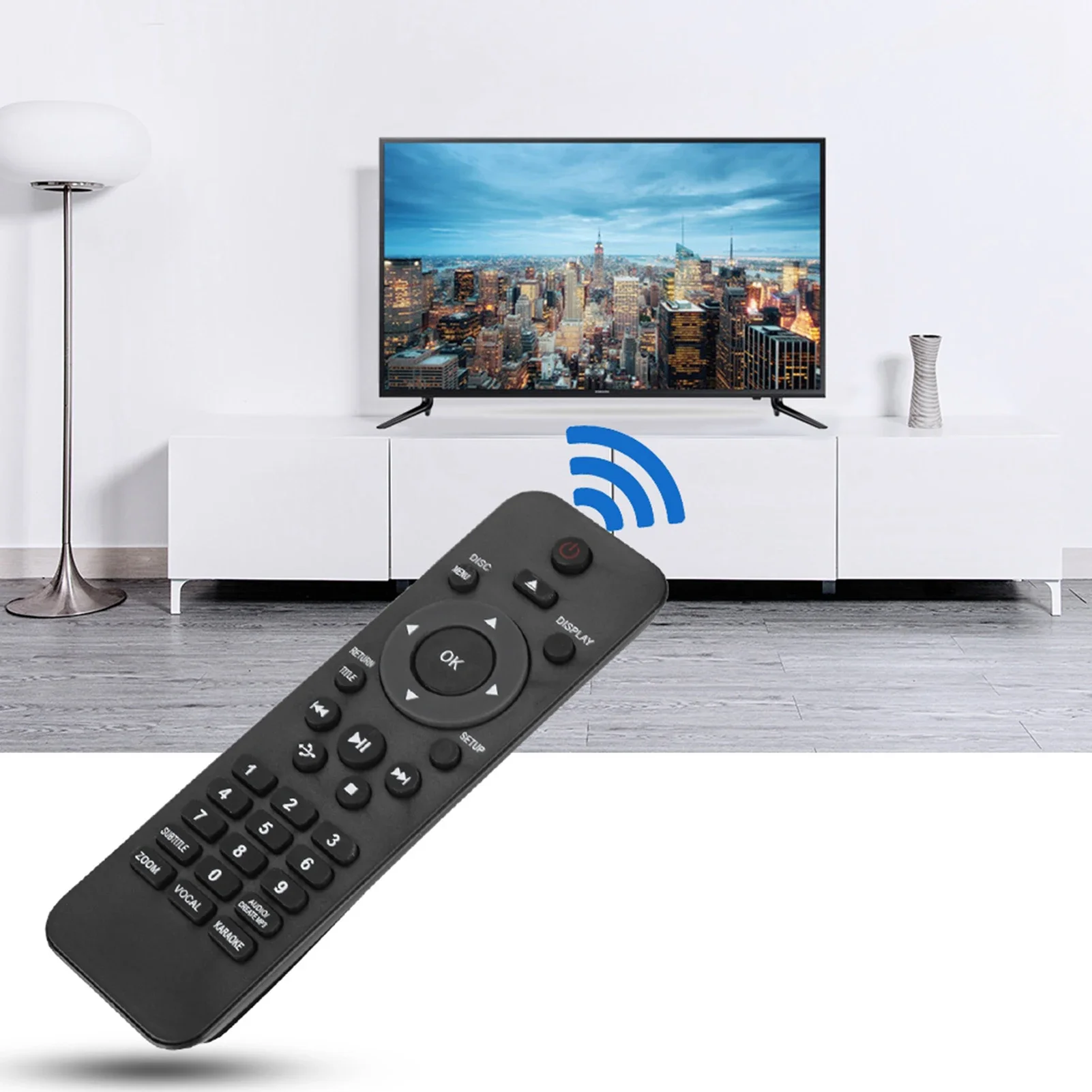Control remoto de reproductor de DVD de repuesto para Philips DVP5982C1/37B DVP3350K