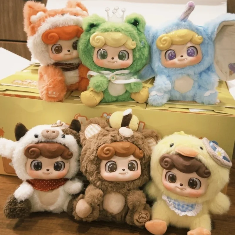 Jotoys Q สมบัติสัตว์อนุบาล Series ลึกลับ Plush กล่องตาบอดน่ารักกระเป๋าเป้สะพายหลังจี้ประณีตตกแต่งสาวของขวัญวันเกิด