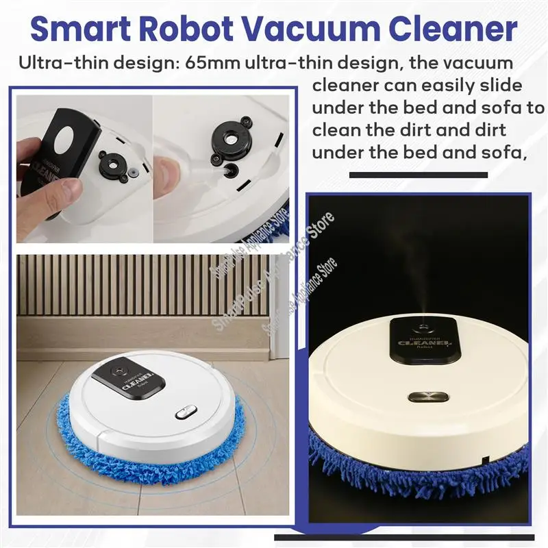 الذكية جهاز آلي لتنظيف الأتربة كنس التطهير الذكية ممسحة روبوت ممسحة جافة ورطبة ترطيب روبوت شفط قوي