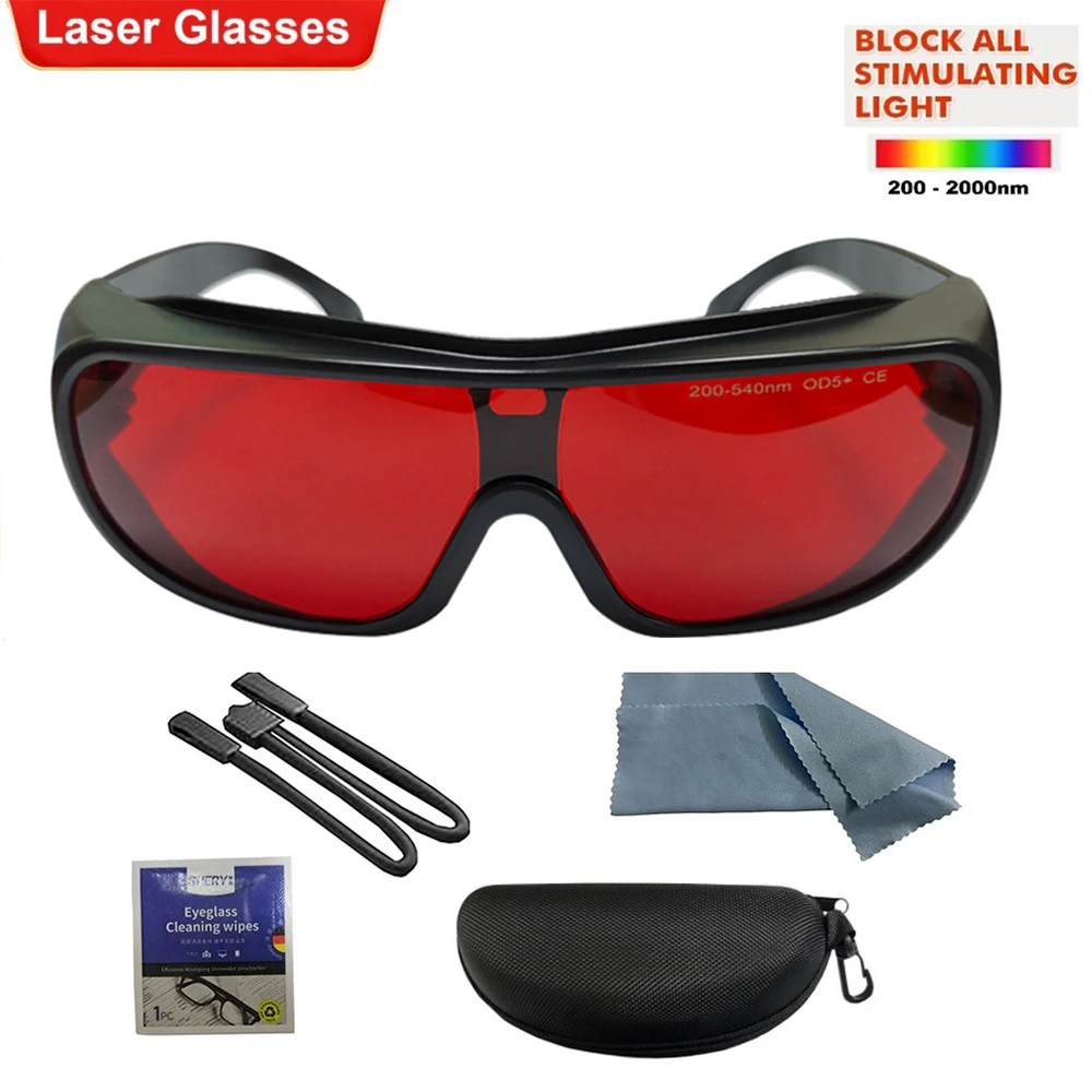 Laser Protection Glasses Laser Goggles Eyewear with UV to IR Coverage Ideal for DIY Laser Projects Professional Applications