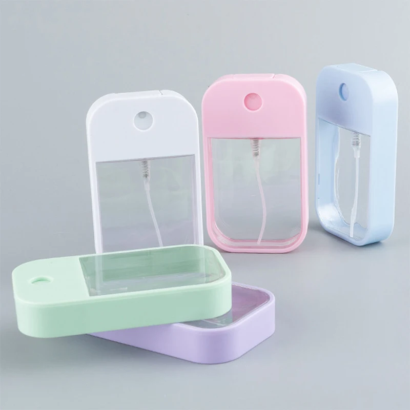 

10PCS 45/50ml Hand Sanitizer Card-type Spray Bottle Perfume Atomizer Dispenser Refillable Lotion Travel Cosmetic Container