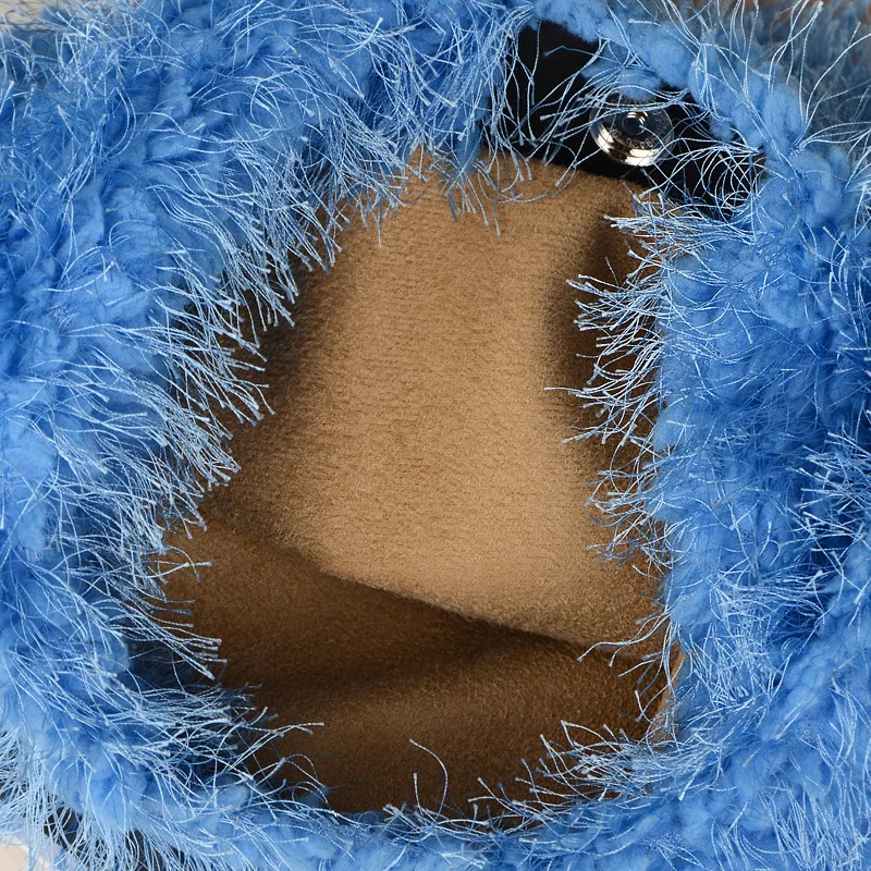 حقيبة كتف نسائية عصرية من القطيفة ذات سعة كبيرة حقيبة كتف رسول حقيبة كروس حقائب يد كاجوال